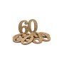 60 �r bordsdekoration - Guld - 6-pack