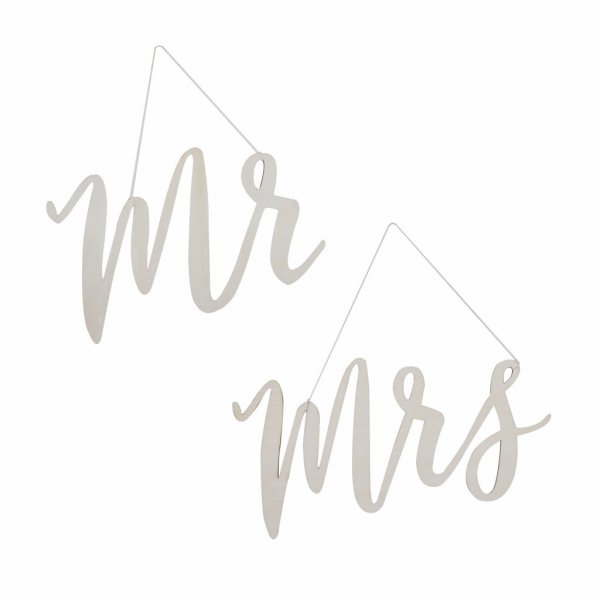 Stolsdekorationer - Botanics - Mr & Mrs - 2-pack Stolsdekorationer - Botanics - Mr & Mrs - 2-pack