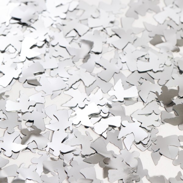 Bordskonfetti - Silver�nglar - 14 g