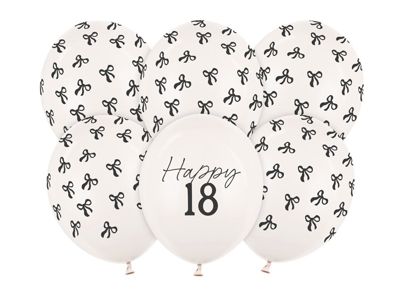 Ballonger – Pastellvit – 18 st – 18-årsfest