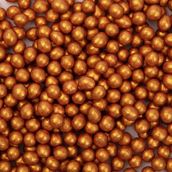 Sockerp�rlor - Guld - 4 mm - PME - 74 g