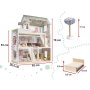 Docksk�p LULILO FLORO boho med LED-belysning 78 cm Tr�