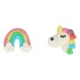 Sockerdekorationer - Unicorns & Rainbows - FunCakes - 12 st