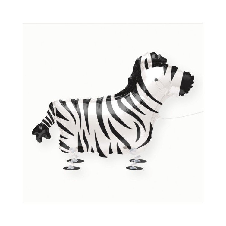 Airwalker Folieballong Zebra – Fyndhörnan