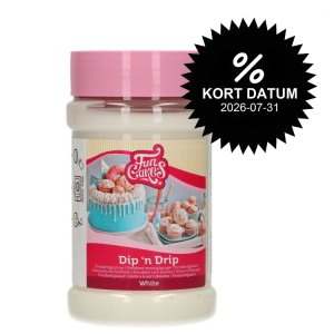 Dip 'n Drip Glasyr för bakverk Vit *Kort datum* Dip 'n Drip Glasyr för bakverk Vit *Kort datum*