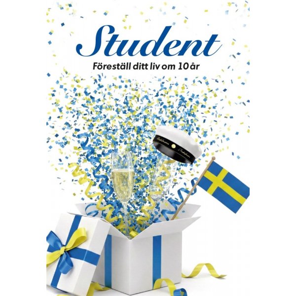 Presentbok - Student: F�rest�ll ditt liv om 10 �r - Perfekt studentpresent!