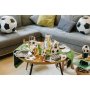 Servetter med fotboll - Svart - 16-pack