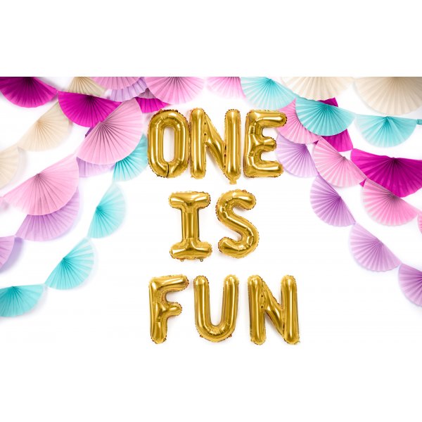 Bokstavsballonger - Guld - 35 cm