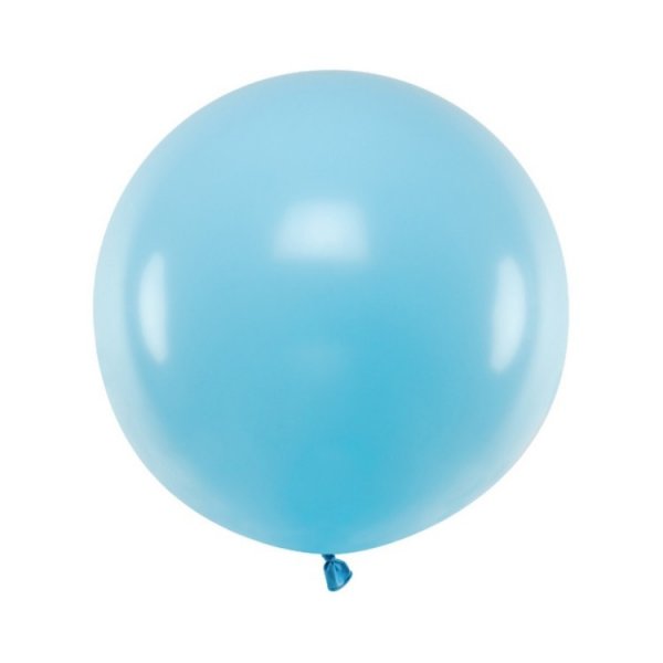 J�tteballong Ljusbl� 60 cm