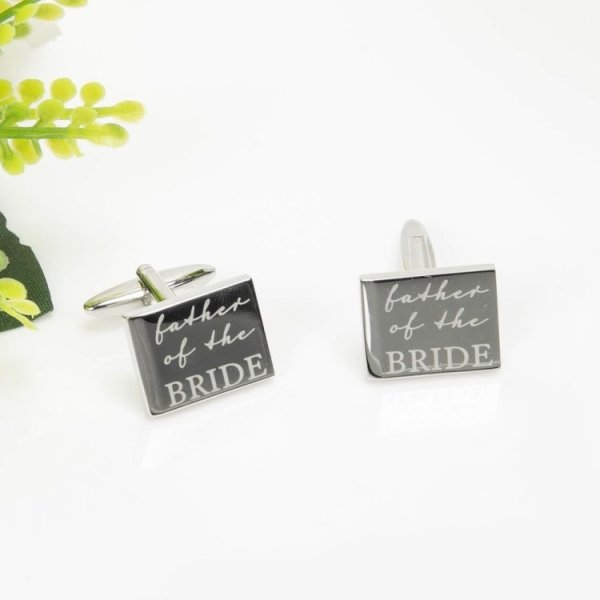 Manschettknappar \\\"Father of the bride\\\"