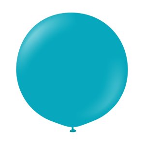 Ballonger enf�rgade - Premium 60 cm - Turquoise - 2-pack