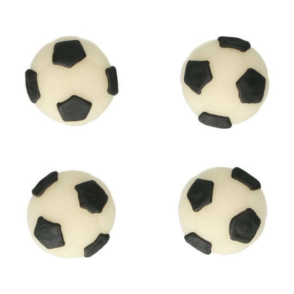 Sockerdekorationer Fotbollar, 8-pack