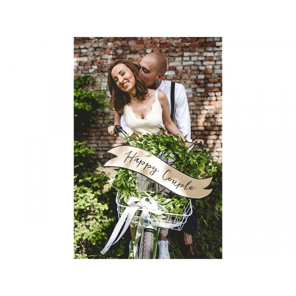 Skyltar - Happy Couple/Wedding - 2-pack