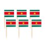 Partypicks - Flagga - Surinam - 50-pack Partypicks - Flagga - Surinam - 50-pack
