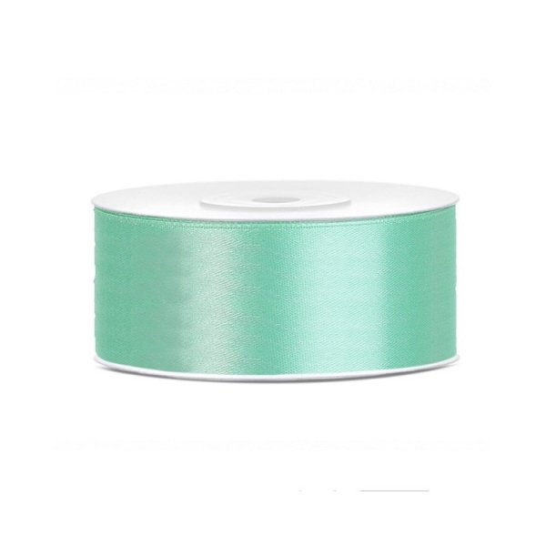 Sidenband, Satinband Mint 25 mm