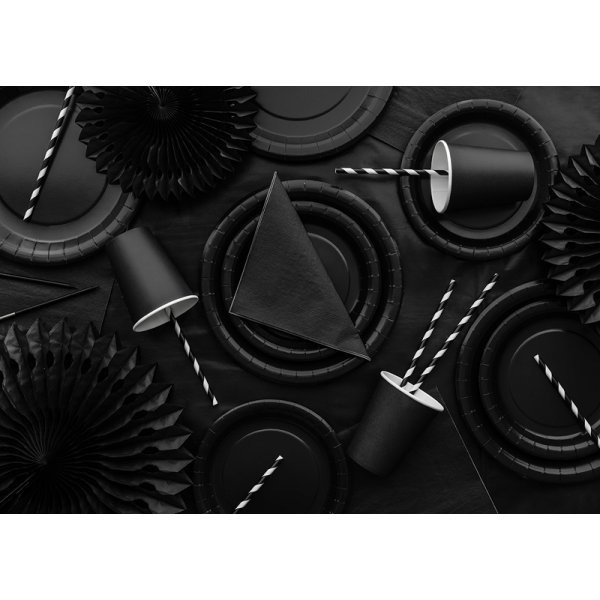 Pappersmugg - Svart - 250ml