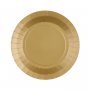 Papperstallrikar Guld, matt