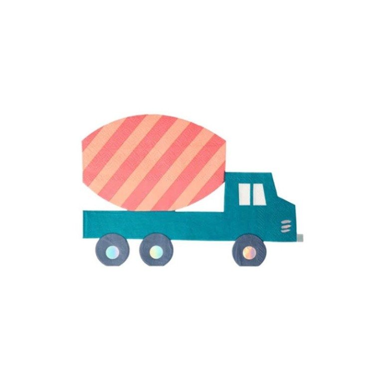 Servetter Cementbil – Meri Meri – Fyndhörnan