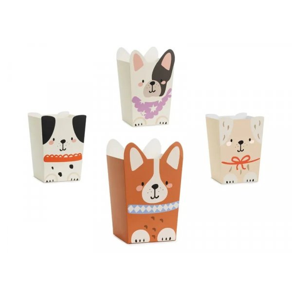 Popcornboxar - I love dogs - 6-pack