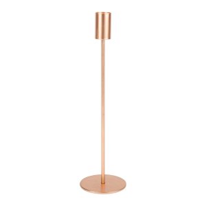 Ljusstake - Ros�guld - �7,8 x 29 cm