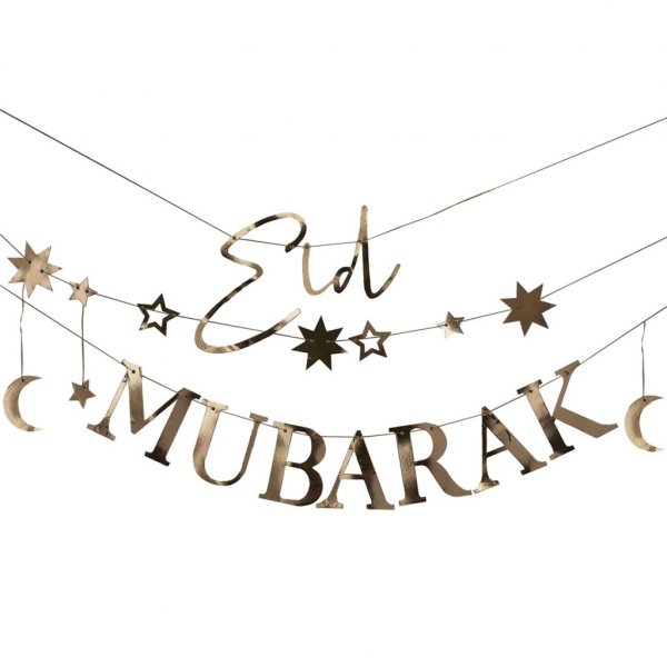 Girlang - Eid Mubarak - Guld