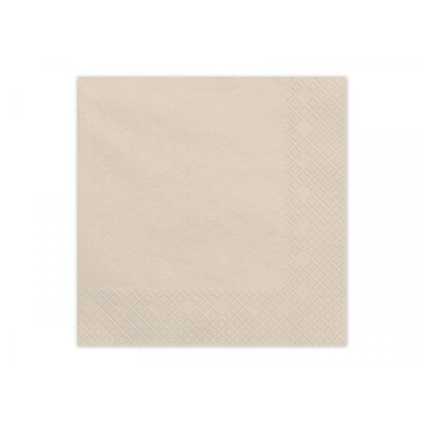 Pappersservetter - Beige