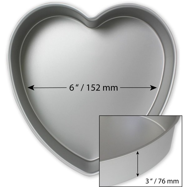 Hjrtformad bakform - 15 cm - PME