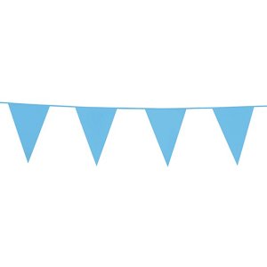 Flaggirlang - Baby Blue - 20x30 cm flaggor - 10 m