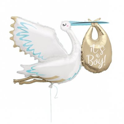 Jttefolieballong - Stork - It\\\'s a boy
