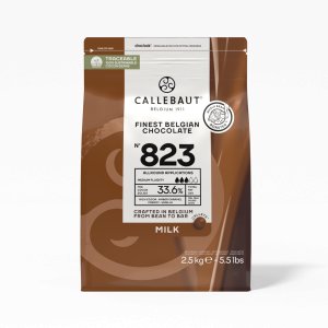 Choklad - Mjölkchoklad 823 - Callebaut - 2,5 kg Choklad - Mjölkchoklad 823 - Callebaut - 2,5 kg