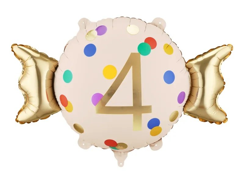 Folieballong – Candy – Siffra: 4 – Shapes, Folieballonger, Ballonger