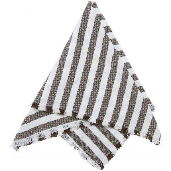 Gaby servett 45 x 45 cm - Mrk nougat
