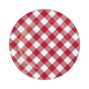Pappersassietter Rödrutig