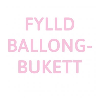Ballongbukett - 5 latexballonger (BUTIK)