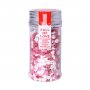 Strssel - Hjrtan - Rosa/Vit /rd - PME - 60 g