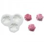 Silikonform - Sugarflex - Rosor - 2,2 x 2,3 cm