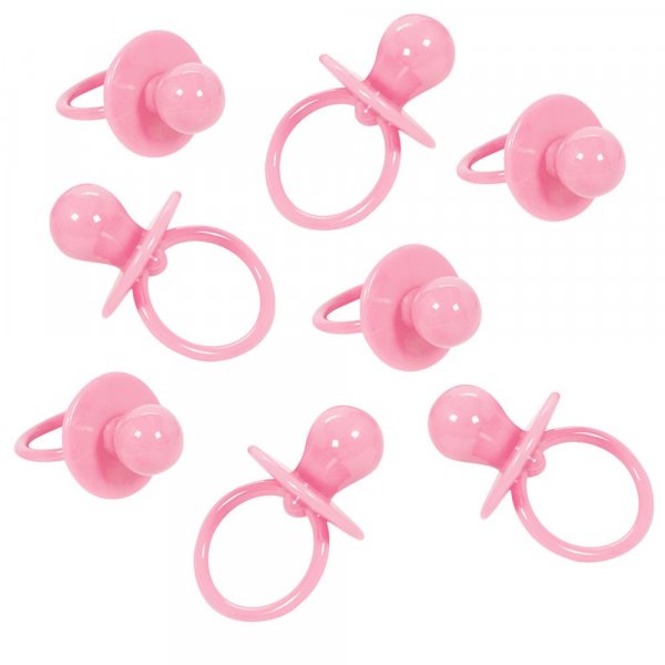 Bordsdekorationer - Stora nappar - Ljusrosa - 8-pack