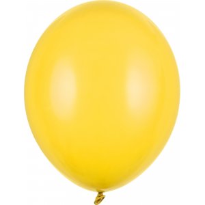 Pastellballonger - Premium 27 cm - Honungsgul - 10-pack