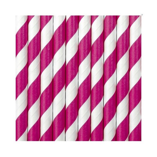 Papperssugr�r Randiga Hot Pink