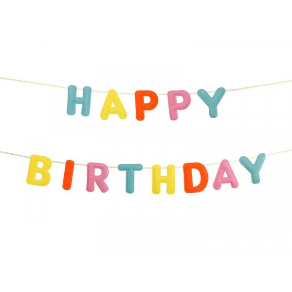 Girlang - Happy Birthday - Tyg - 3 m