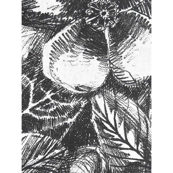 Sonia duk 140 x 350 cm - Svart/vit Sonia duk 140 x 350 cm - Svart/vit