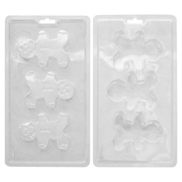Wilton Candy Mold - Pepparkaksgubbar