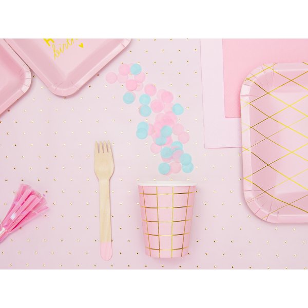 Papperskonfetti - Ljusrosa