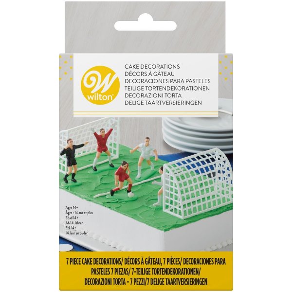 Cake Topper - Football - Ml & Spelare - Wilton