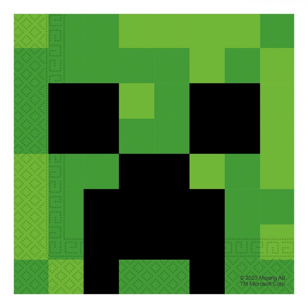 Servetter – Minecraft – 33×33 cm – 20-pack – Minecraft