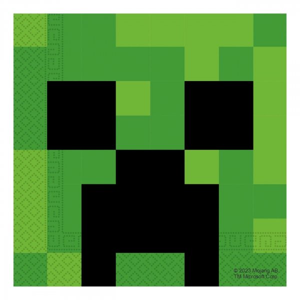 Servetter - Minecraft - 33x33 cm - 20-pack