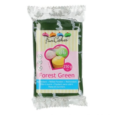 Sugarpaste - Forest Green - 250 gram