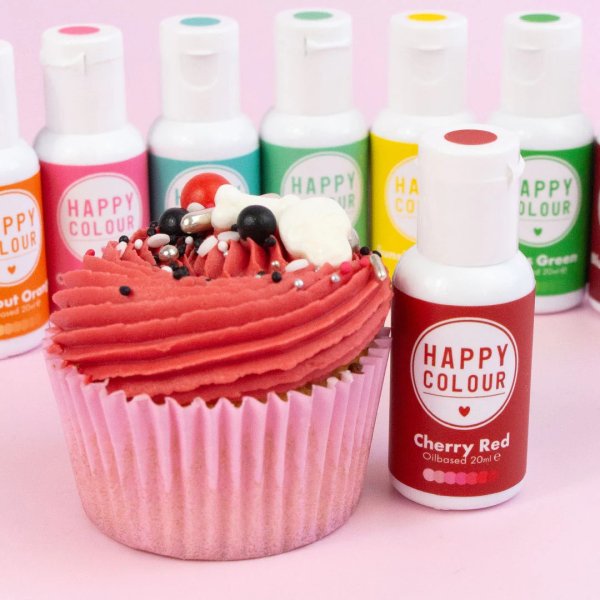 Happy Colour - Flytande oljebaserad f�rg - R�d - 20 ml