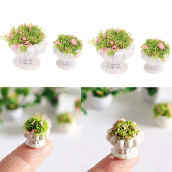 Minif�rem�l - Blommor i kruka - 2-pack