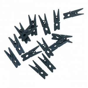Minikl�dnypor - Svart - 24-pack